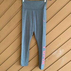 Puma Drycell Grey & Pink Leggings NWT